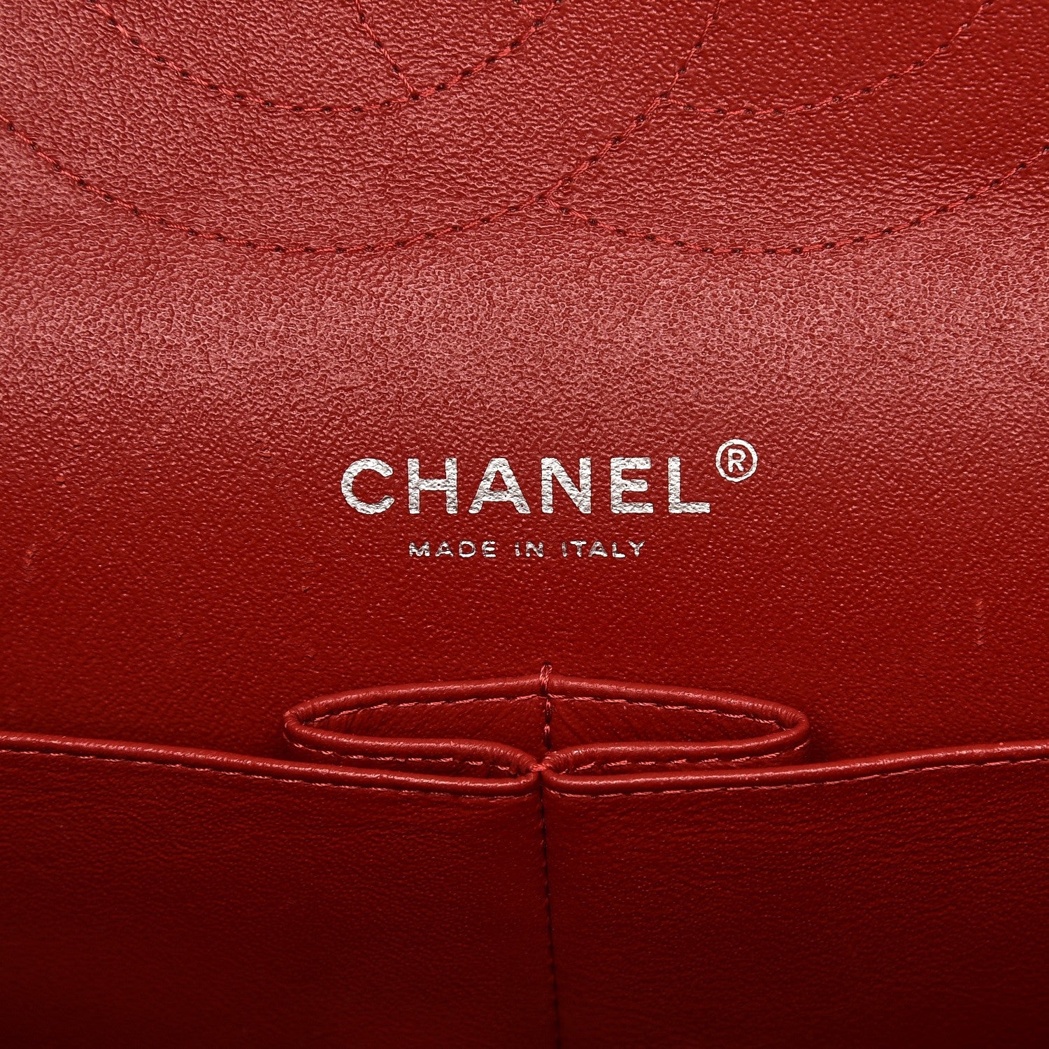 Chanel Caviar Quilted Jumbo Double Flap Red 6 of 12