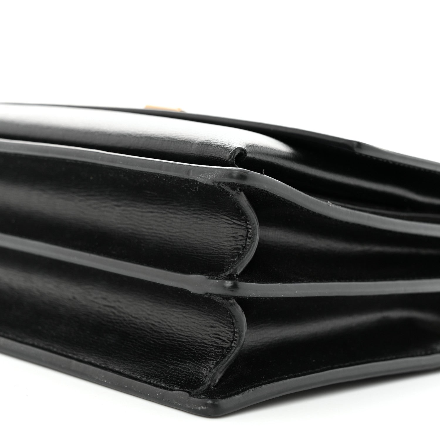 Saint Laurent Smooth Calfskin Medium Monogram Sunset Satchel Black 10 of 11
