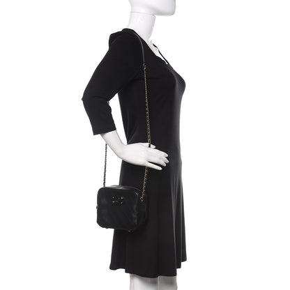 Chanel Calfskin Stitched Enamel CC Camera Case Bag Black 2 of 11