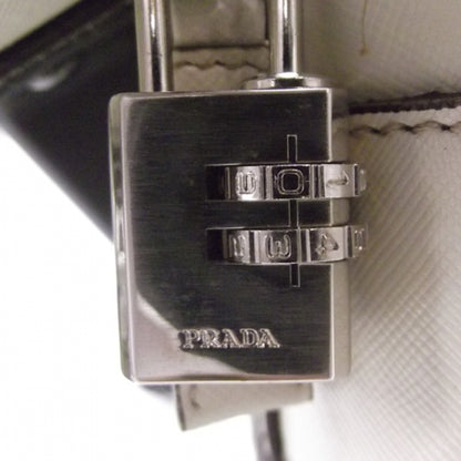 Prada Saffiano Rolling Suitcase Ivory 8 of 13