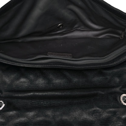 Chanel Lambskin Quilted Jumbo Coco Rain Flap Black 8 of 14