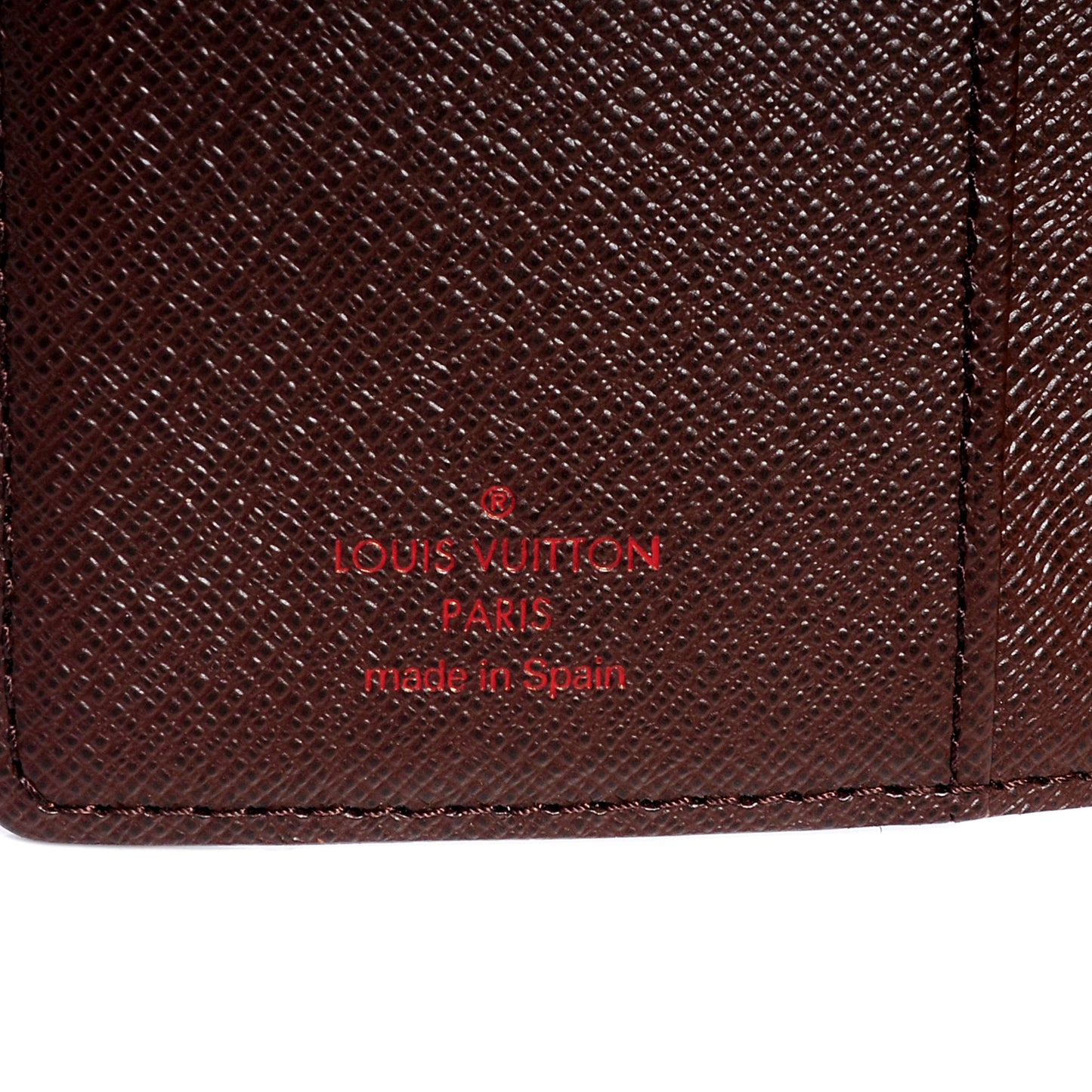Damier Ebene Small Ring Agenda