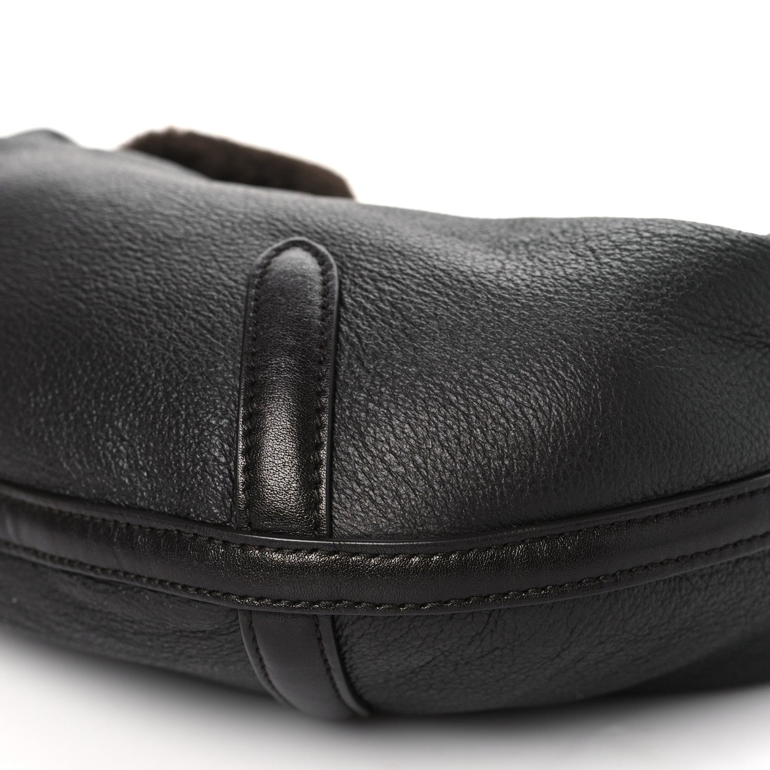 Bottega Veneta Calfskin Shearling Aviator Mini Jodie Dark Brown Fondant 11 of 11