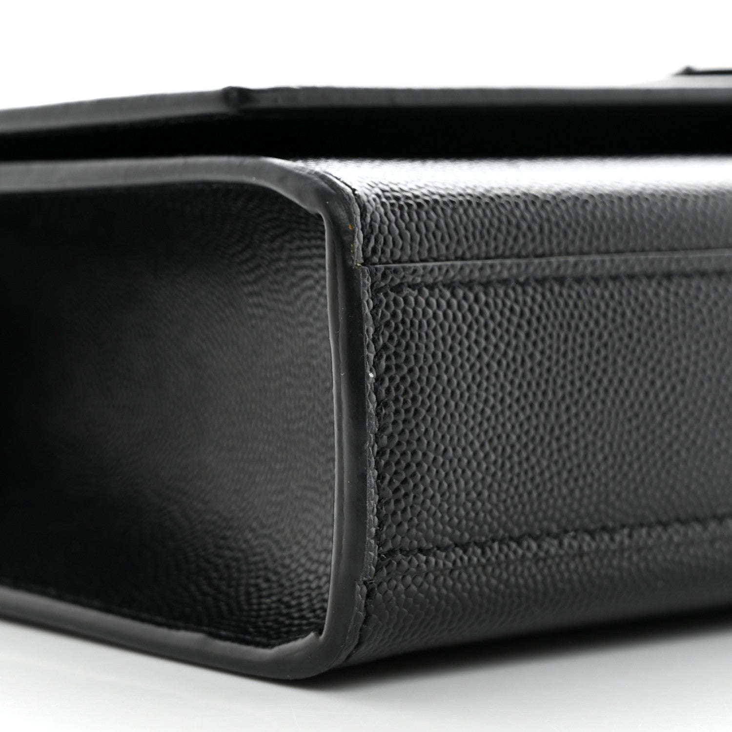 Saint Laurent Grain De Poudre Medium Classic Monogram Monochrome Kate Satchel Black 9 of 10