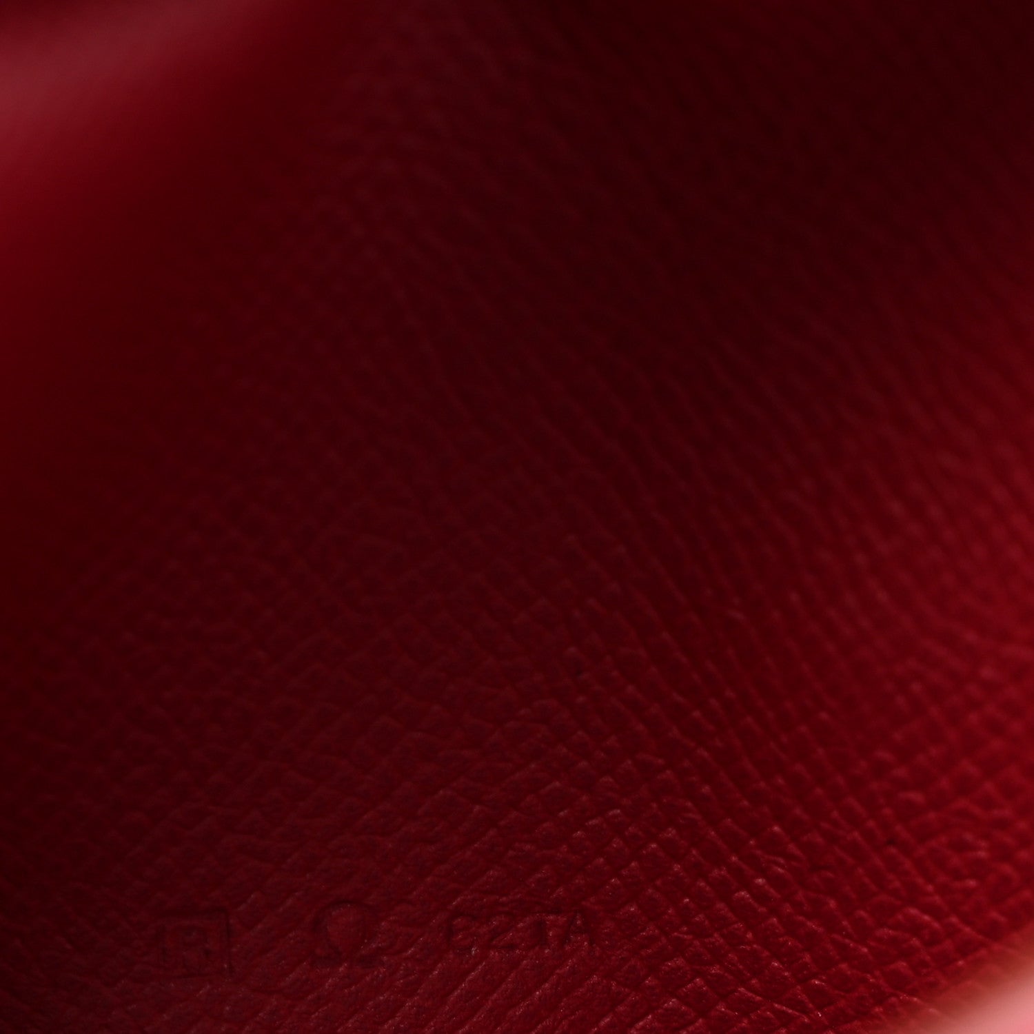 Hermes Epsom Bearn Gusset Wallet Rouge Garance 7 of 10