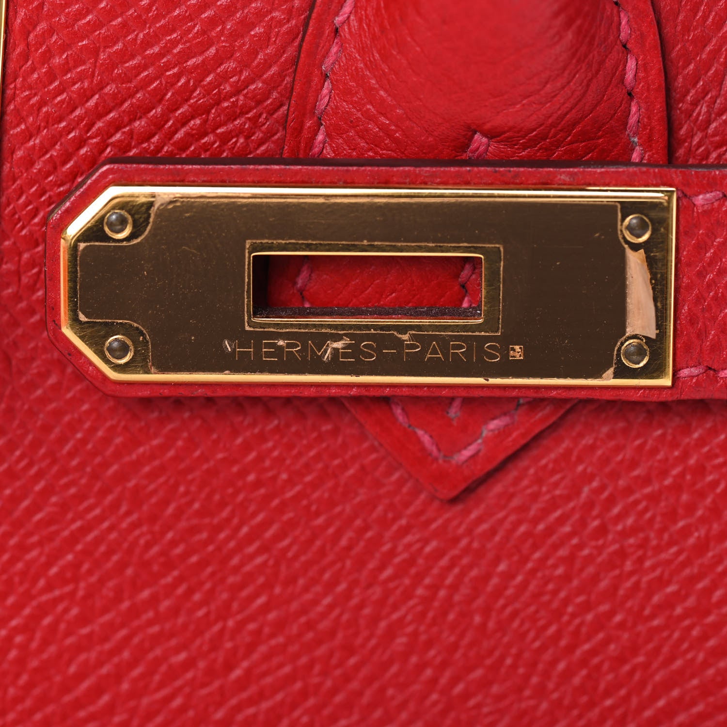 Hermes Epsom Birkin 30 Rouge Casaque 27 of 40