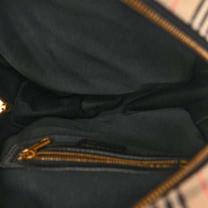 Burberry Smooth Calfskin 1983 Knight Check Link Backpack Black 5 of 11