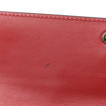 Gucci Calfskin Queen Margaret Flap Wallet Blue Agata Hibiscus Red Mystic White 7 of 7