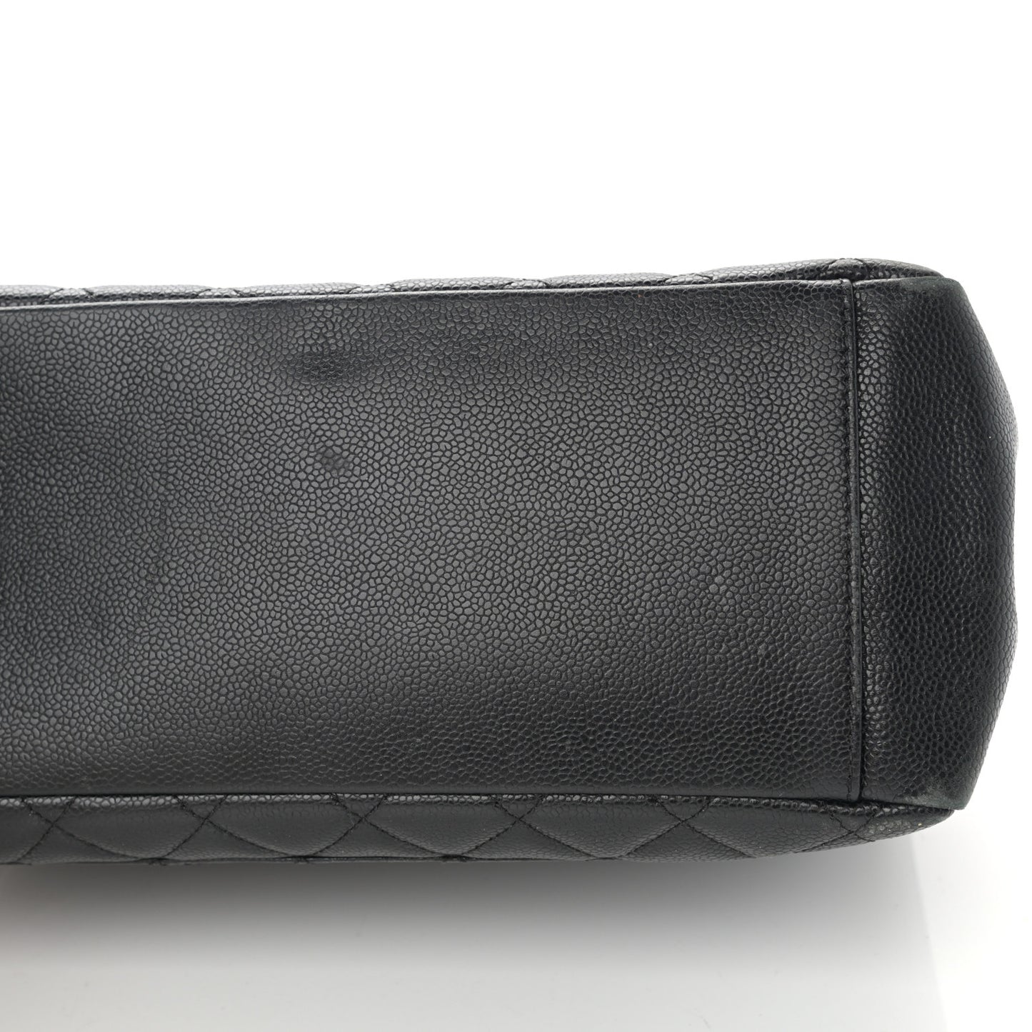 Caviar Quilted Grand Shopping Tote GST Black