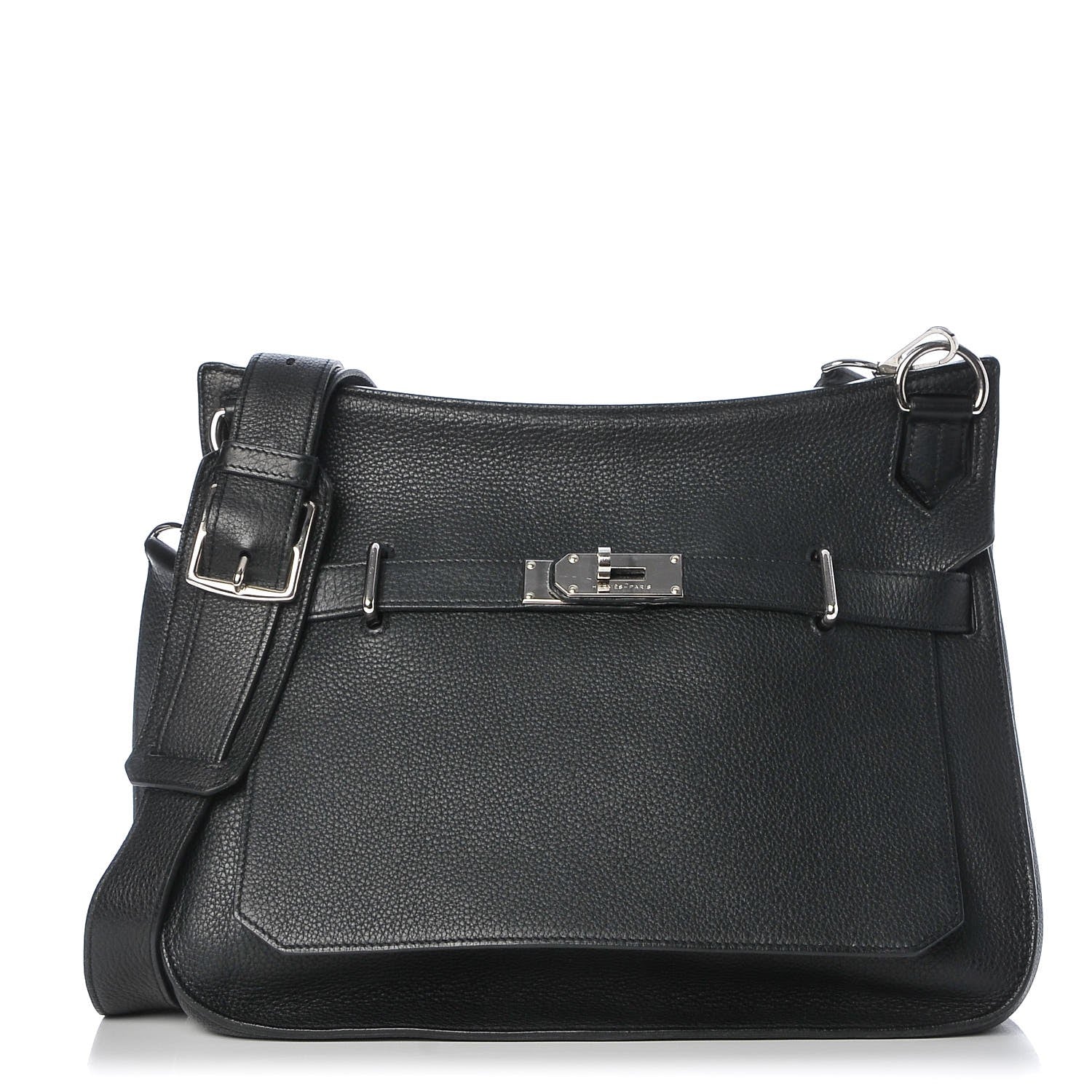 Hermes Taurillon Clemence Jypsiere 34 Black 1 of 34
