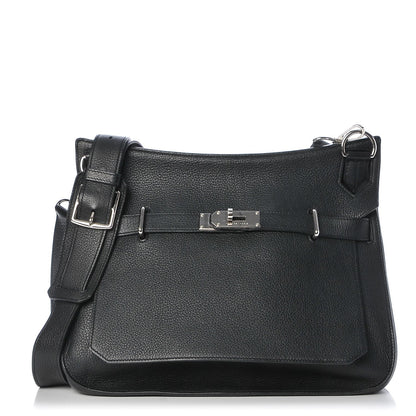 Hermes Taurillon Clemence Jypsiere 34 Black 1 of 34