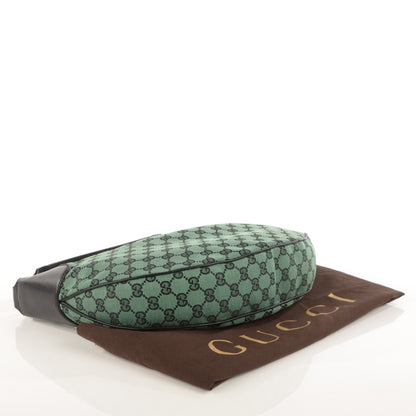 Gucci Monogram Half Moon Hobo Green 4 of 7