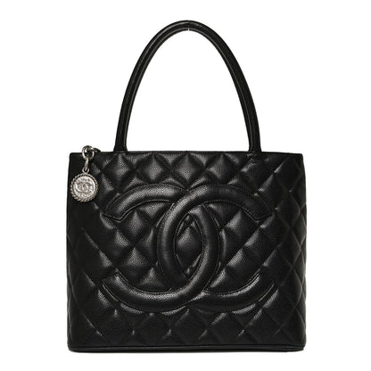 Chanel Caviar Quilted Medallion Tote Black 1 of 10