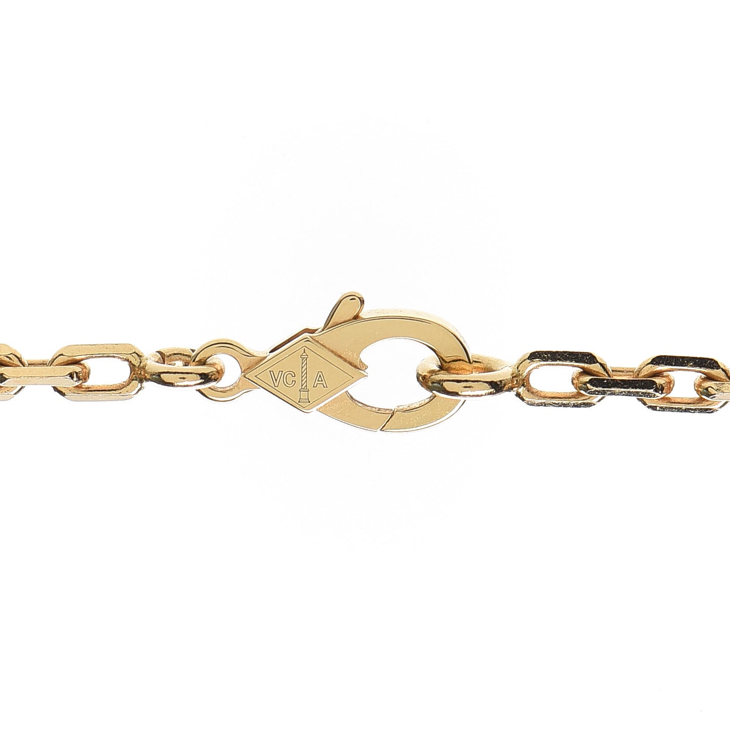 18K Yellow Gold 20 Motifs Vintage Alhambra Necklace