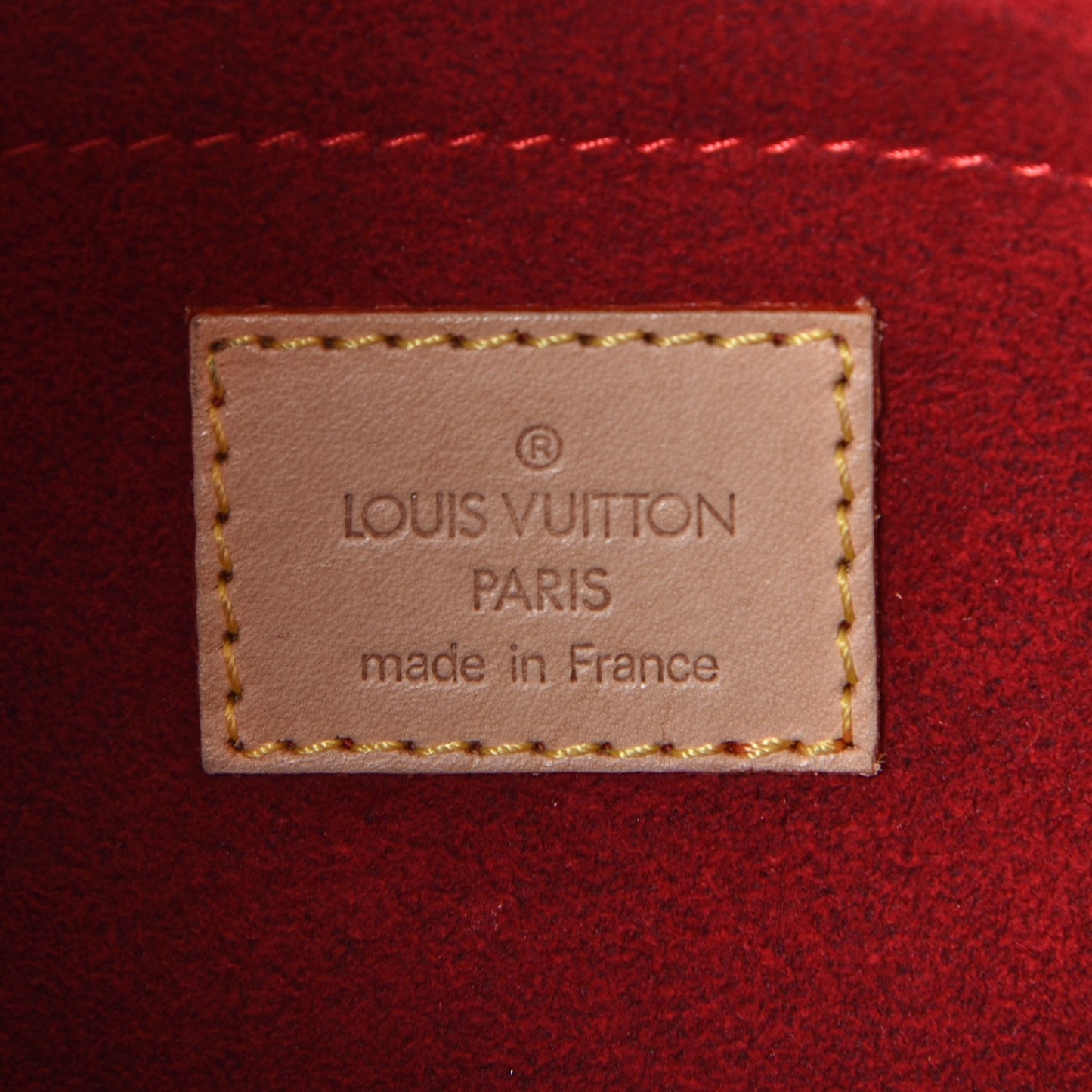 Lizard Monogram Cerises Pochette