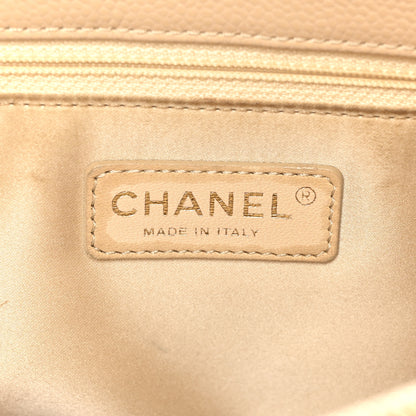 Chanel Caviar Quilted Grand Shopping Tote GST Beige Clair 6 of 10
