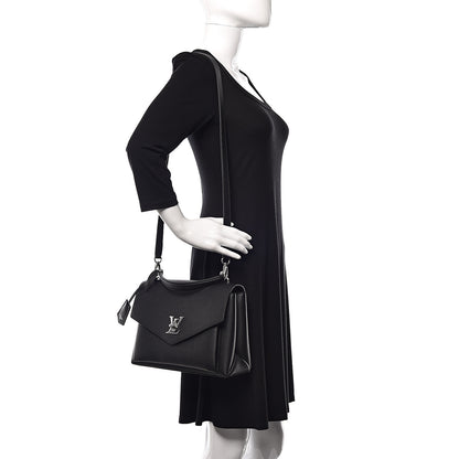 Louis Vuitton Soft Calfskin My Lockme Top Handle Black 2 of 12