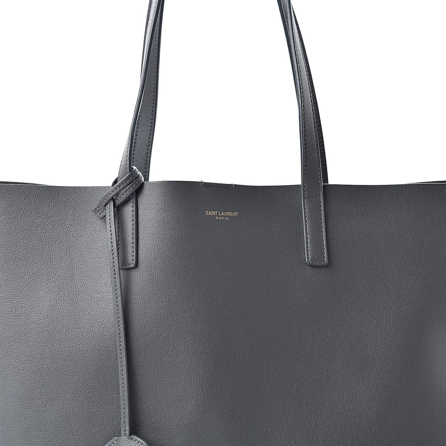 Calfskin Large Shopping Tote Dark Grey