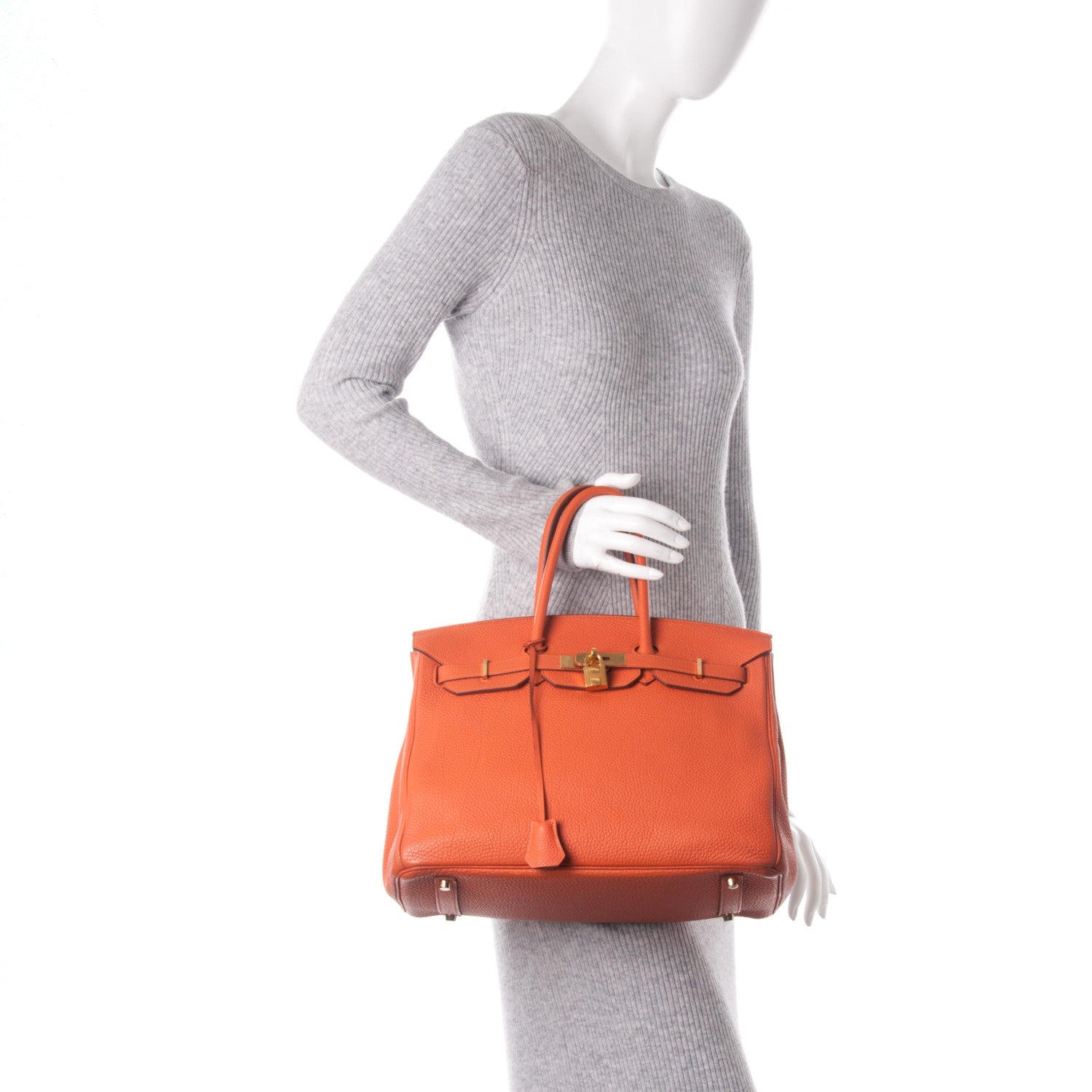 Hermes Togo Birkin 35 Orange 2 of 26