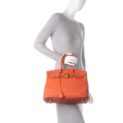Hermes Togo Birkin 35 Orange 2 of 26