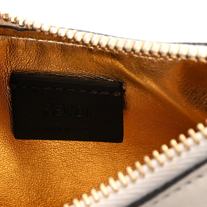 Fendi Vitello Grace Matte Nano Fendigraphy Hobo Charm White Ice 6 of 8