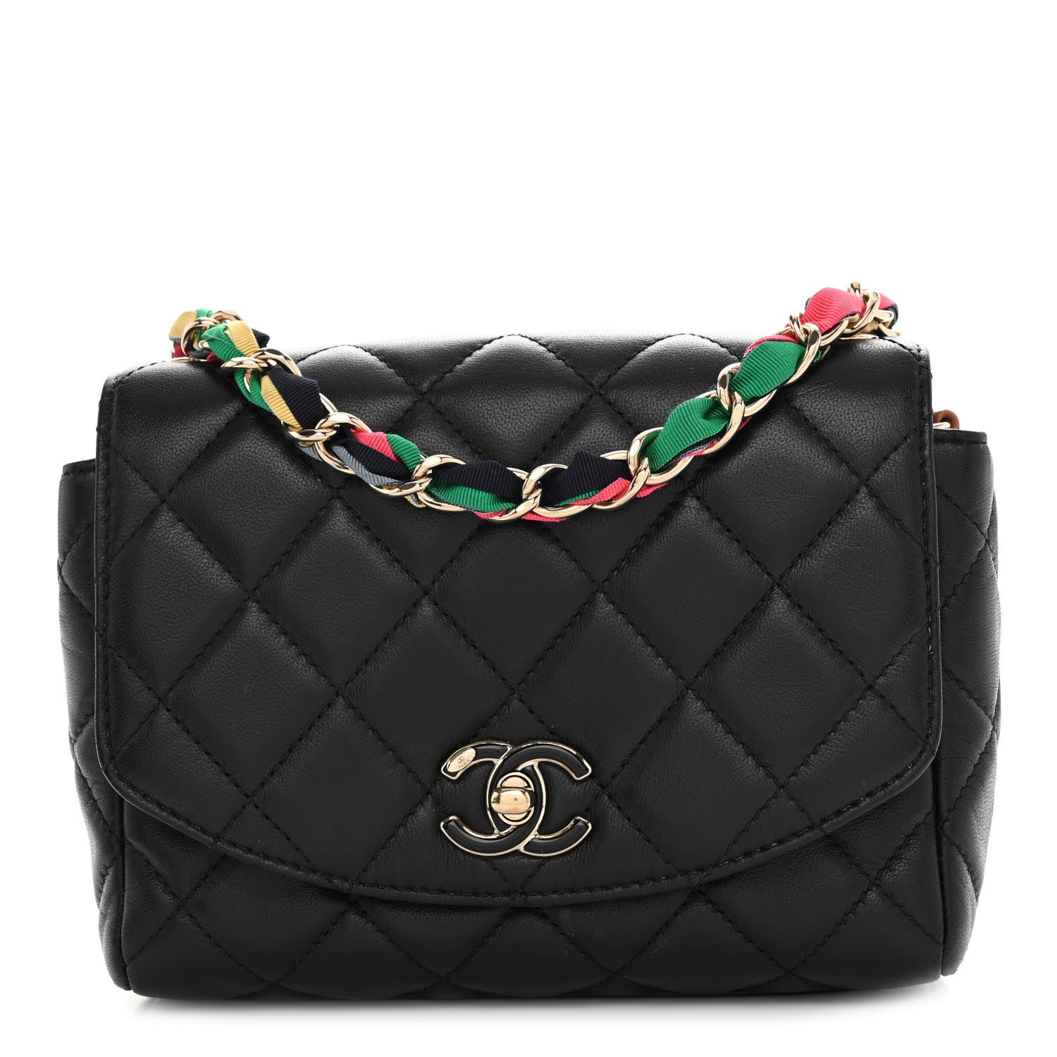 Chanel Lambskin Mixed Fibers Quilted Cocovado Flap Black 1 of 14