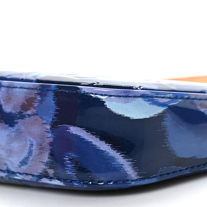 Louis Vuitton Vernis Ikat Pochette Accessories NM Grand Blue 9 of 9