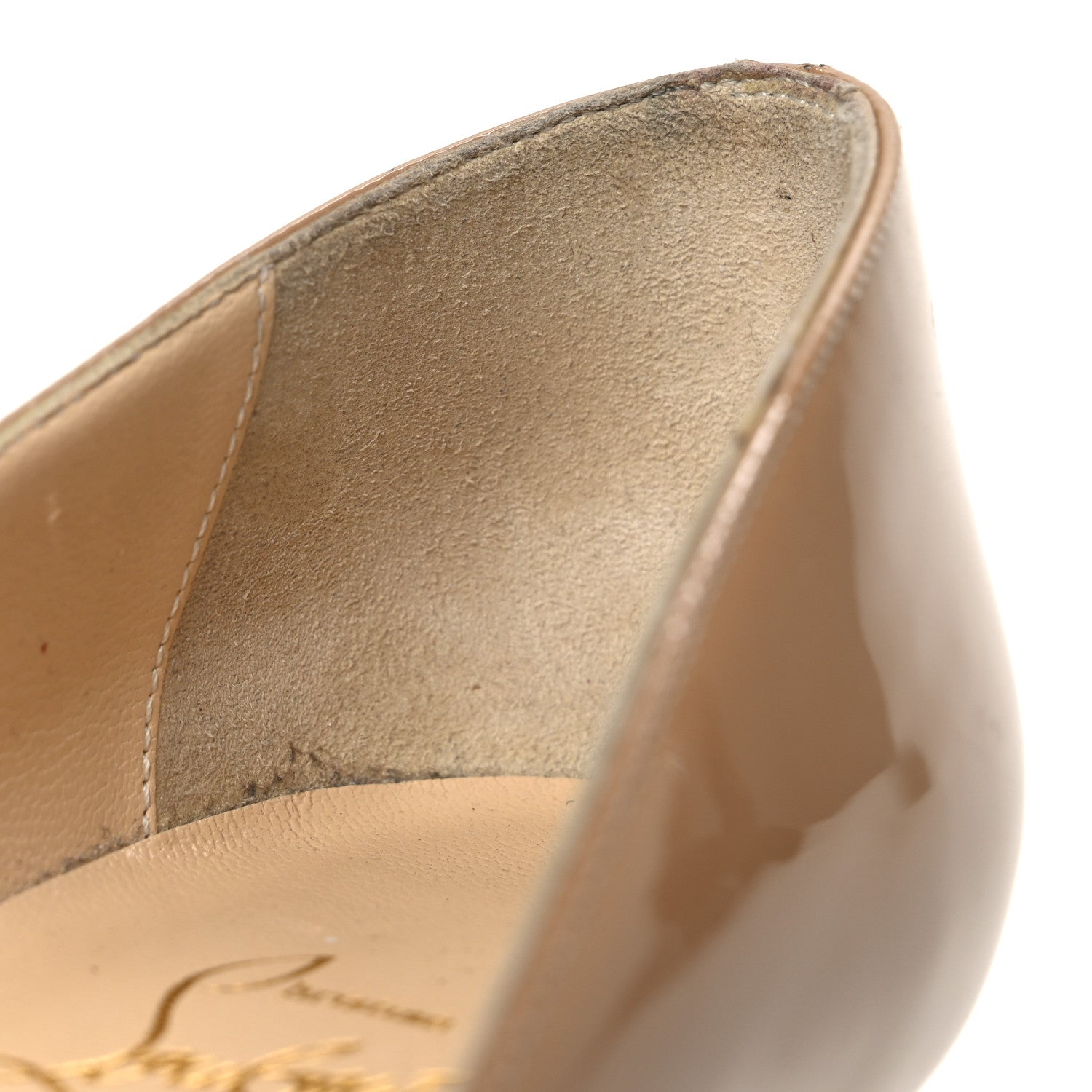 Christian Louboutin Patent So Kate 120 Pumps 37 Nude 11 of 11