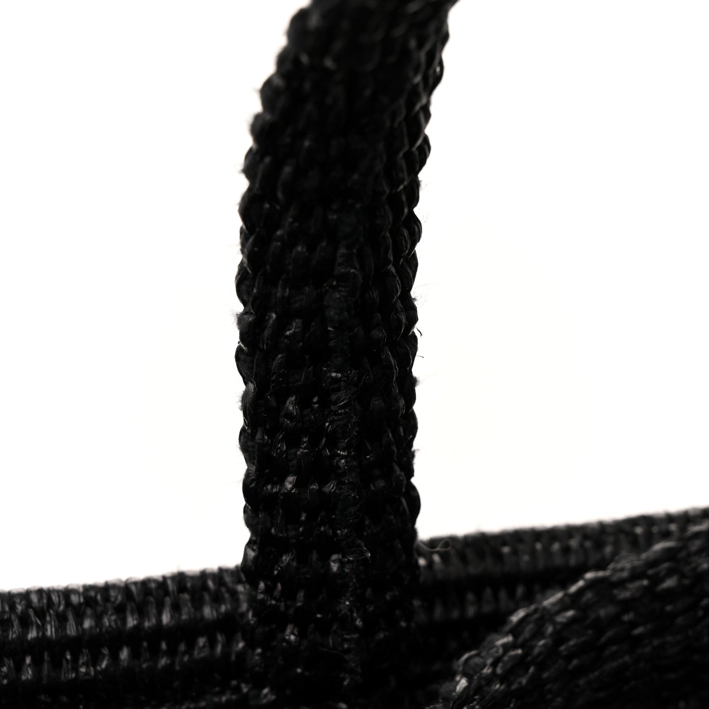Raffia Medium G Tote Black