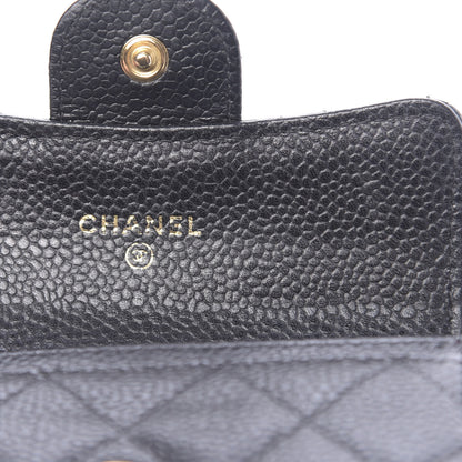Chanel Caviar Quilted Flap Card Holder Black 6 of 9