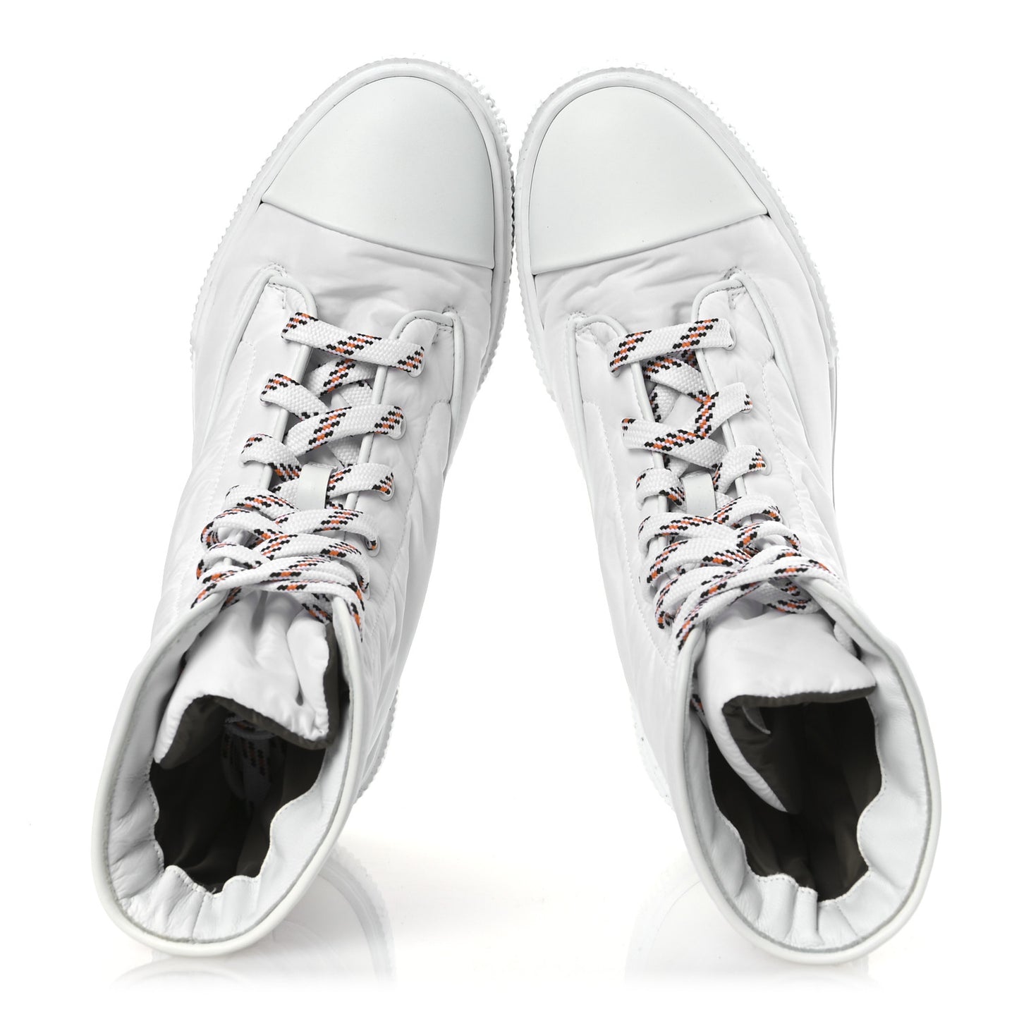 Calfskin Parachute Fresh Ankle Boots 37.5 White