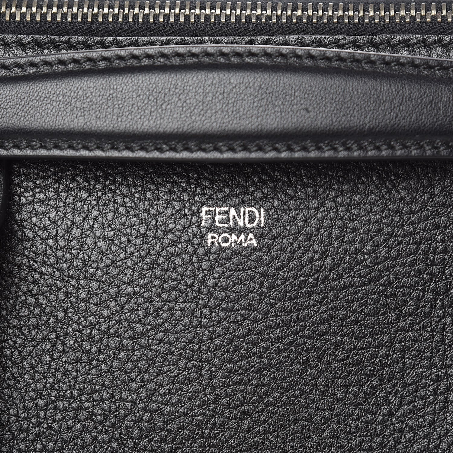 Fendi Vitello Dolce Large By The Way Boston Bag Black 11 of 11