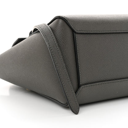 Celine Grained Calfskin Nano Belt Bag Grey 9 of 14