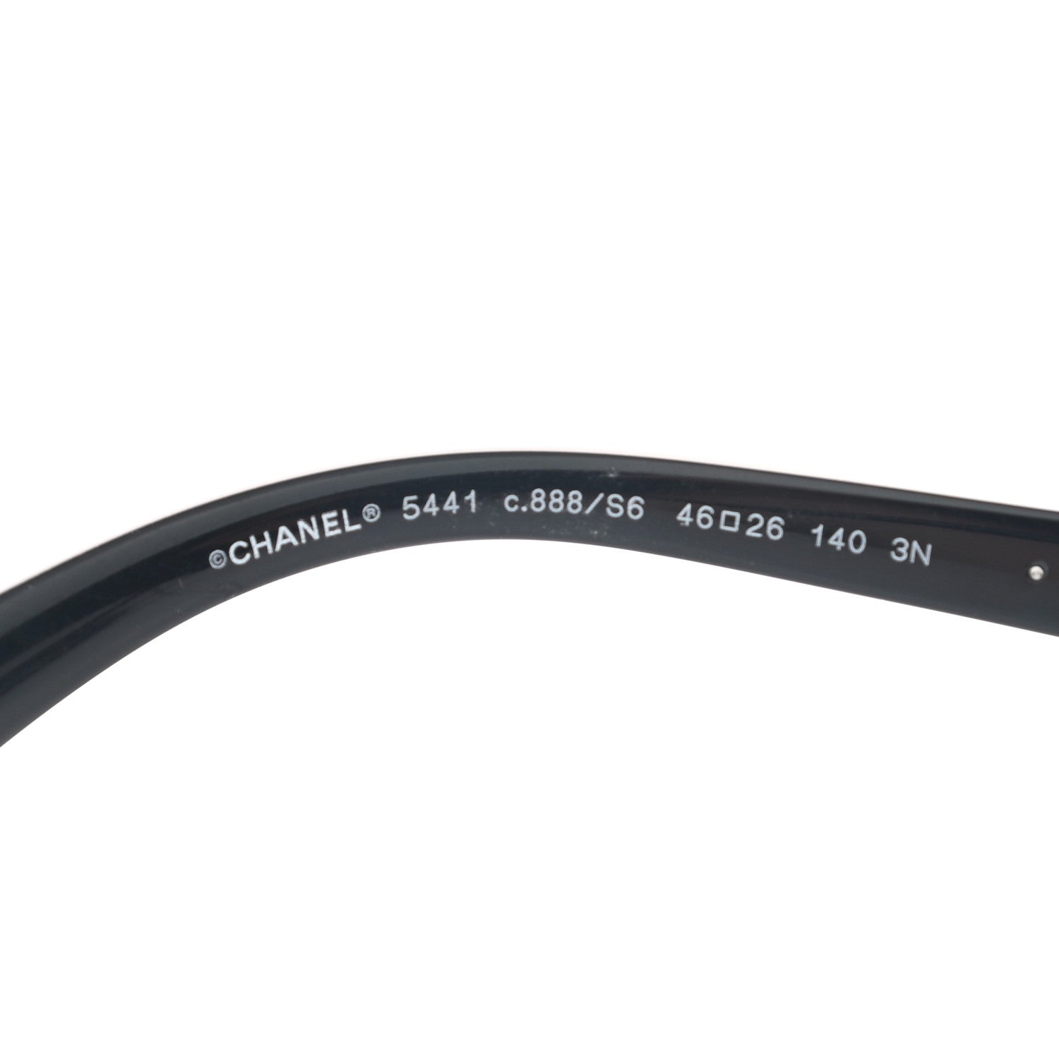 Chanel Acetate Sunglasses 5441 Black 5 of 9