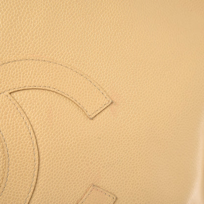 Chanel Caviar CC Tote Beige Clair 16 of 19