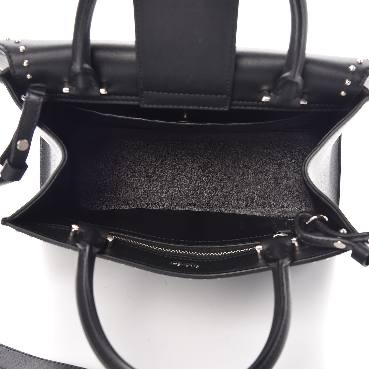 Givenchy Calfskin Studded Small Obsedia Satchel Black 5 of 15