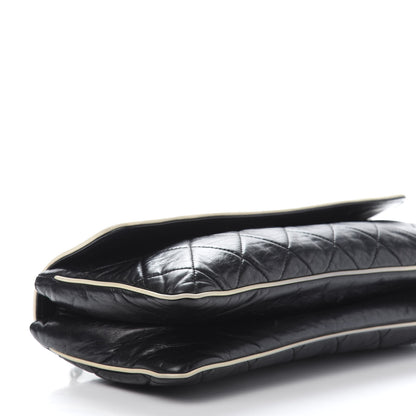 Chanel Lambskin East West Mademoiselle Flap Black 9 of 12