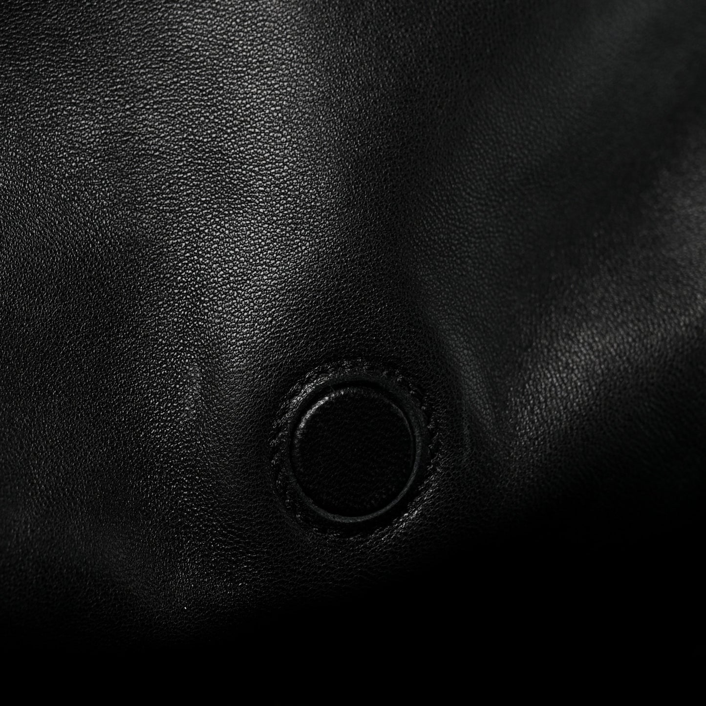 Calfskin Flamenco Knot Bag Black
