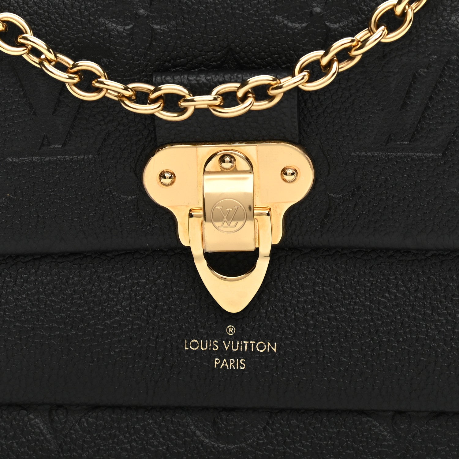 Louis Vuitton Empreinte Vavin Chain Wallet Black 8 of 8