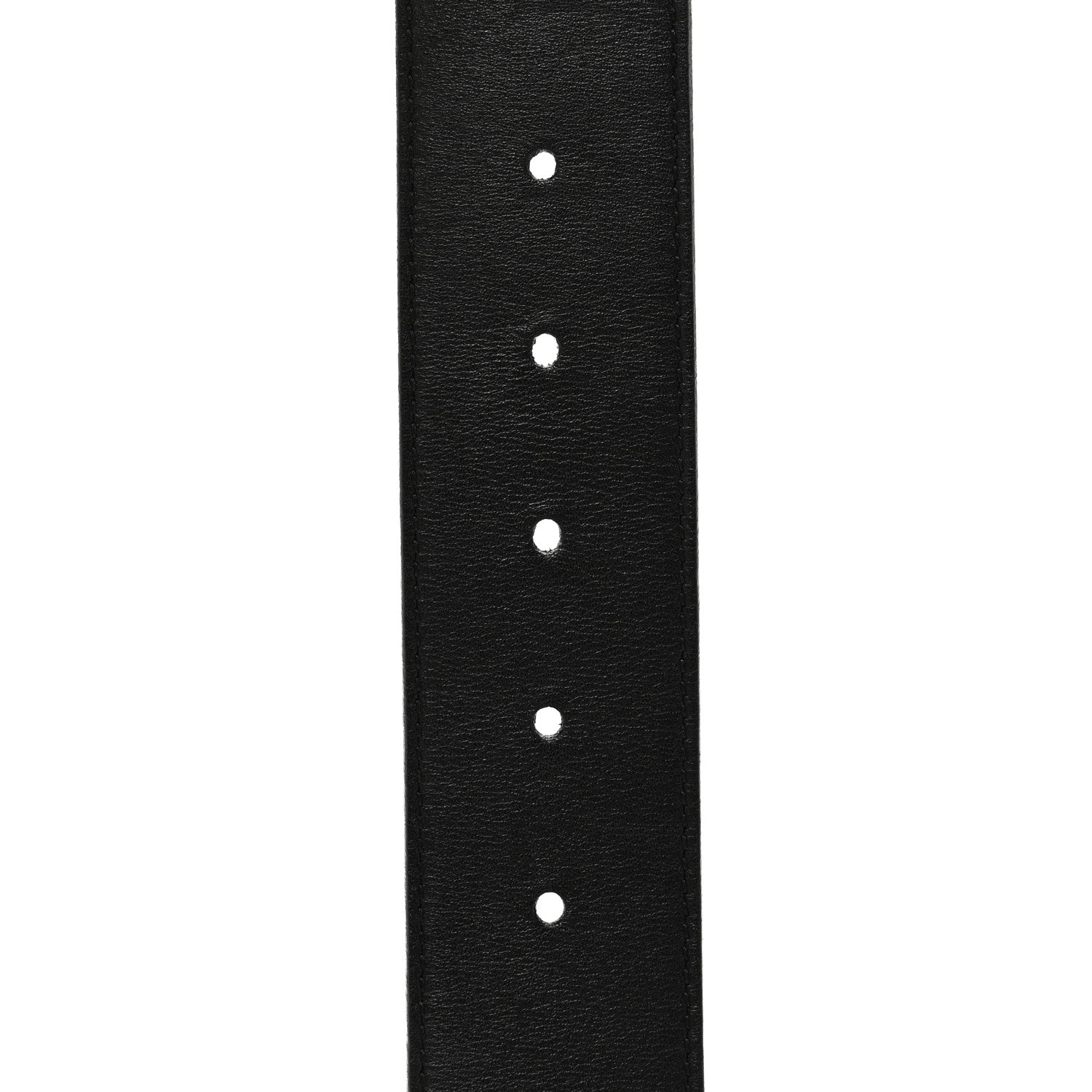 Gucci Moon Calfskin Pearl Double G 40mm Belt 85 34 Black Cream 4 of 5