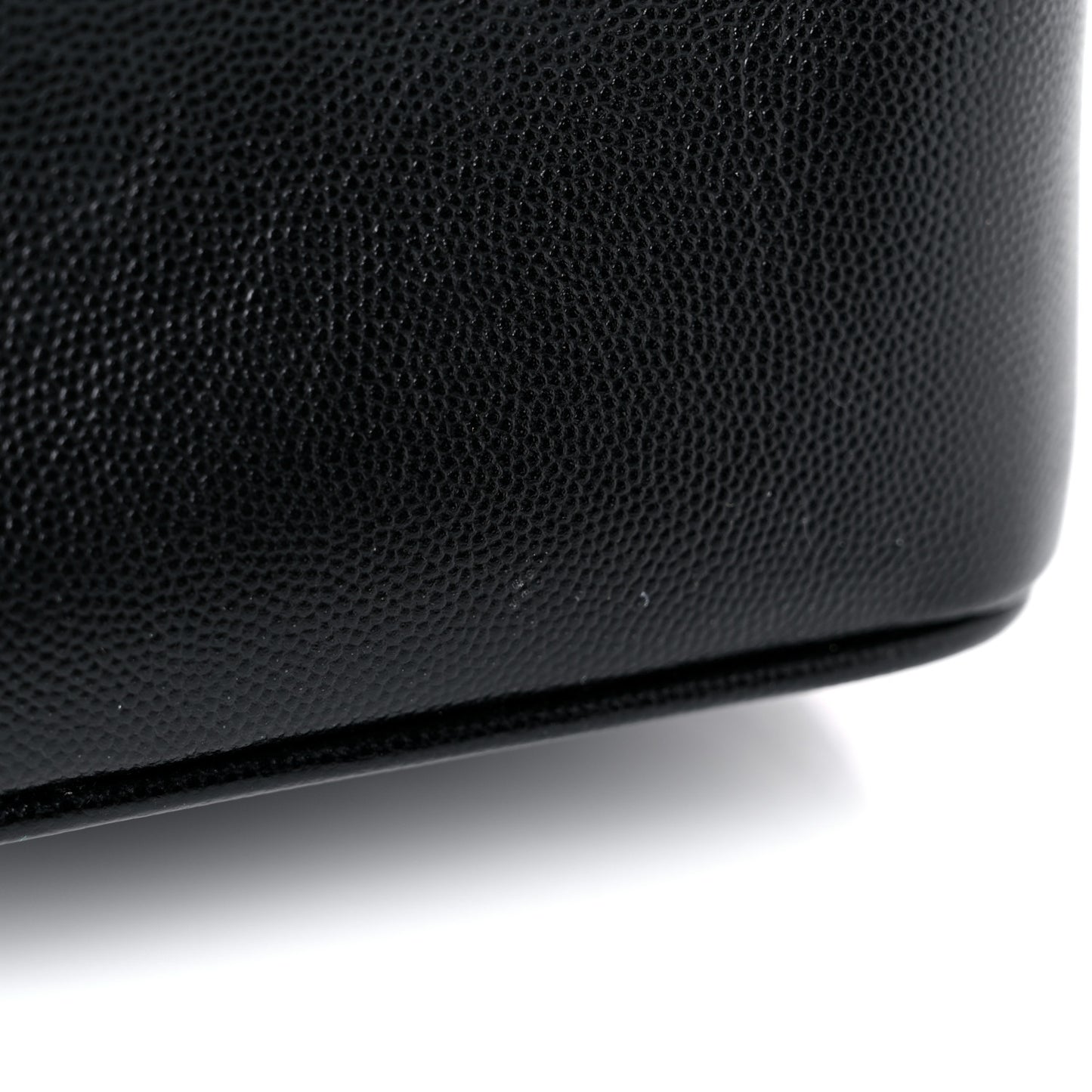 Grain de Poudre Quilted 80's Vanity Bag Black