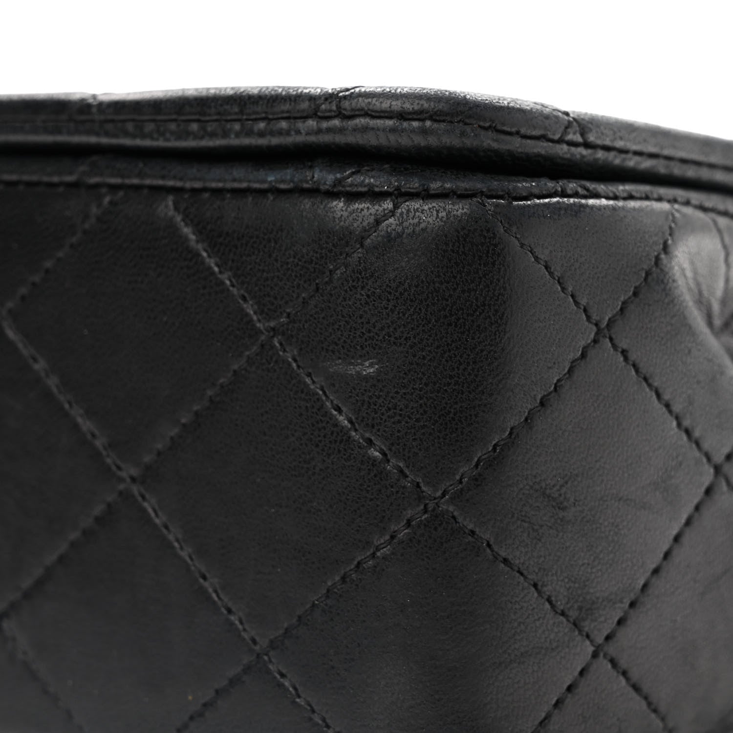 Chanel Lambskin Quilted Small Single Flap Black 11 of 14