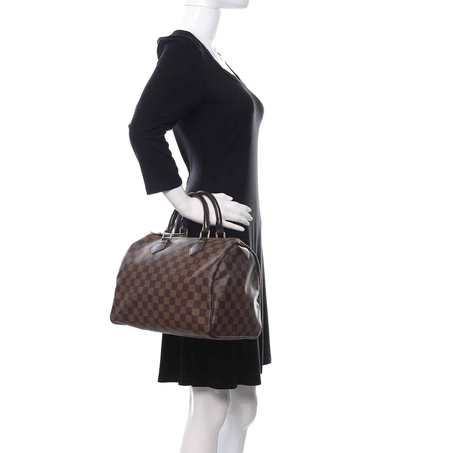 Louis Vuitton Damier Ebene Speedy 30 2 of 10