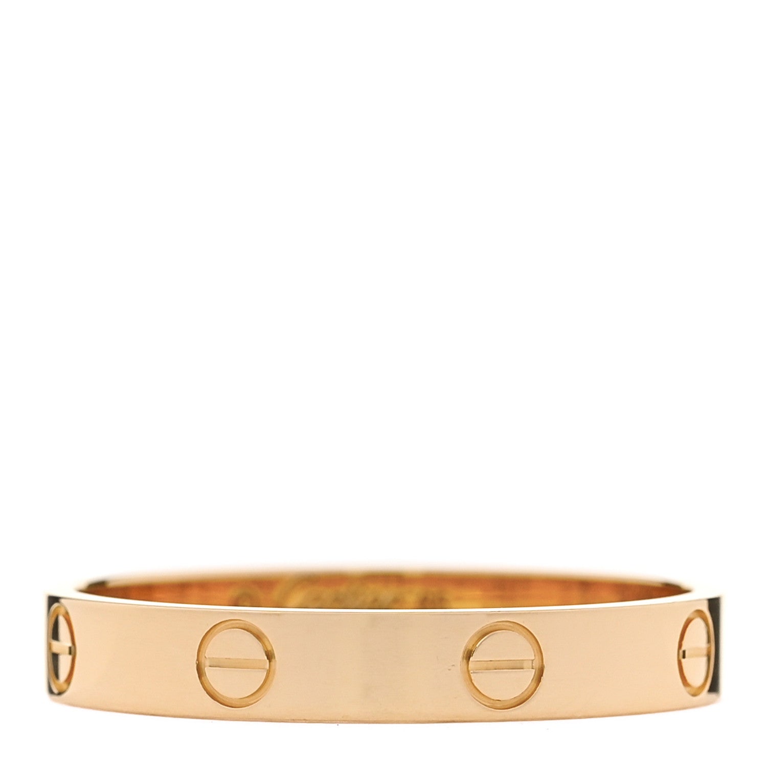 Cartier 18K Yellow Gold 3.5mm LOVE Wedding Band Ring 65 11 1 of 5