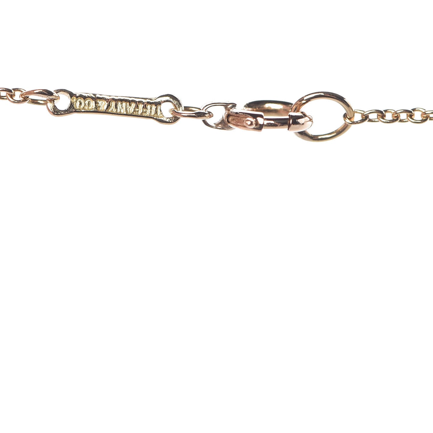 18K Yellow Gold 11mm Elsa Peretti Open Heart Pendant Necklace