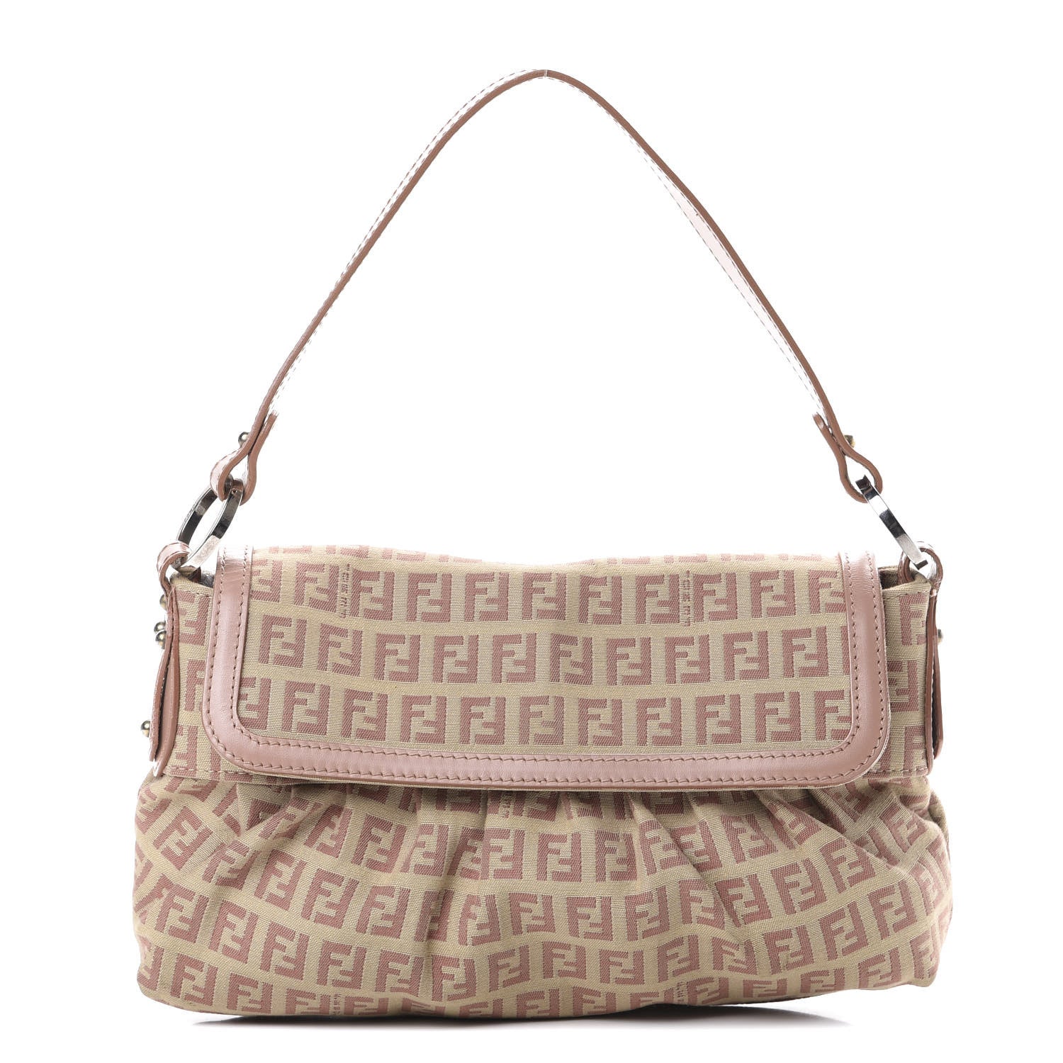Fendi Zucchino Small Chef Shoulder Bag Rosa 1 of 11