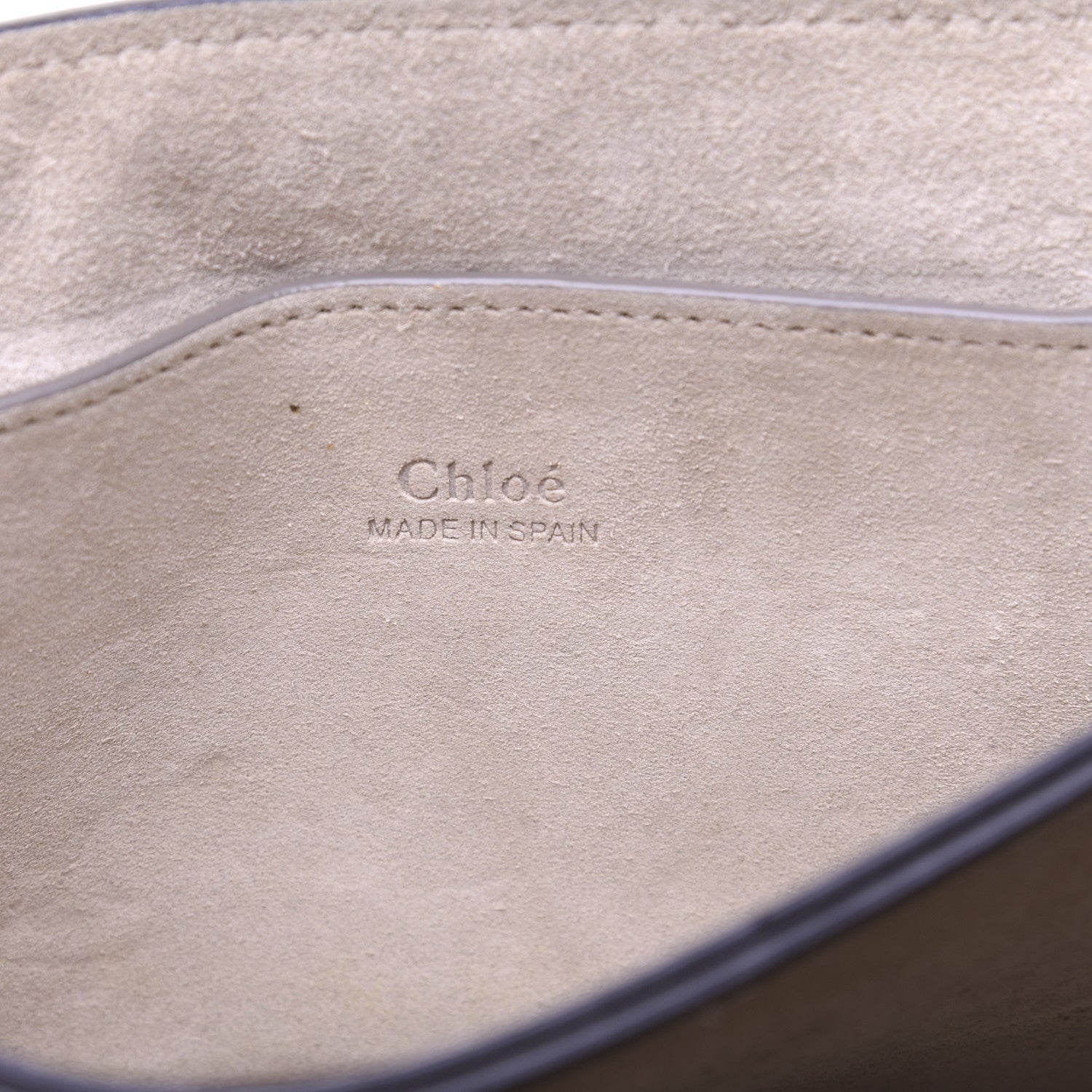 Chloe Suede Calfskin Small Faye Shoulder Bag Majolica Blue 8 of 17