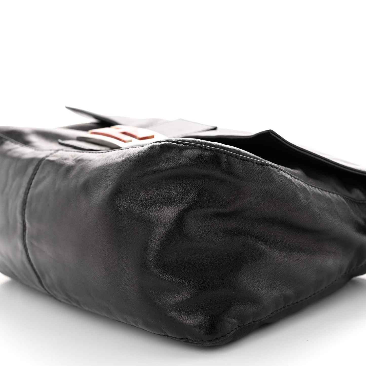 Lambskin Mama Baguette Black