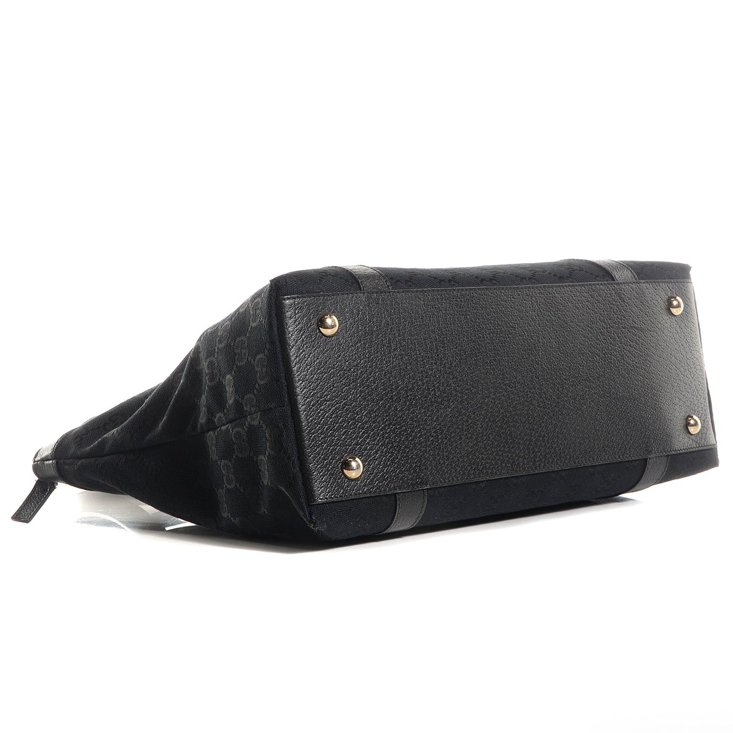 Monogram Medium Abbey Shoulder Bag Black