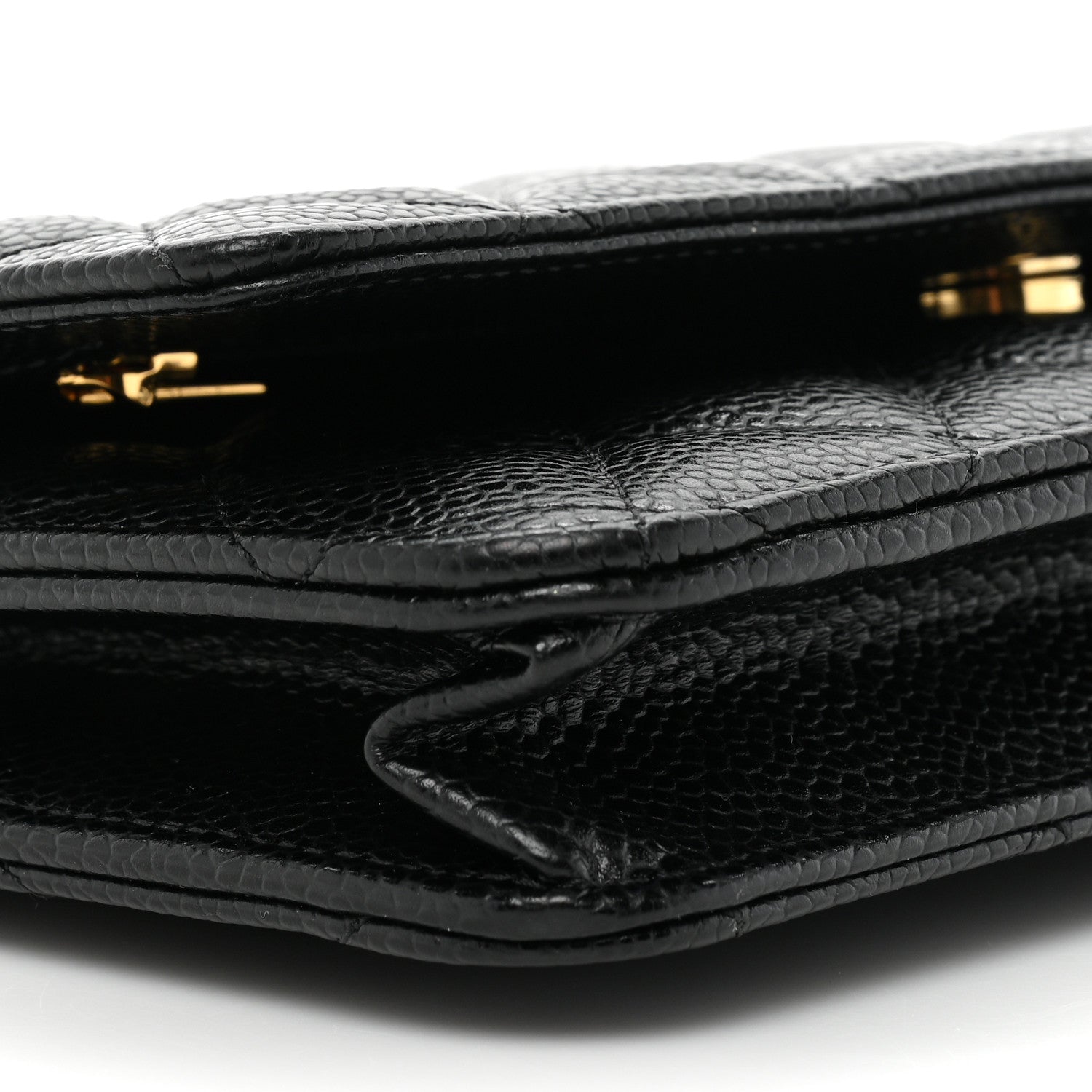 Chanel Caviar Quilted Wallet on Chain WOC Black 11 of 11